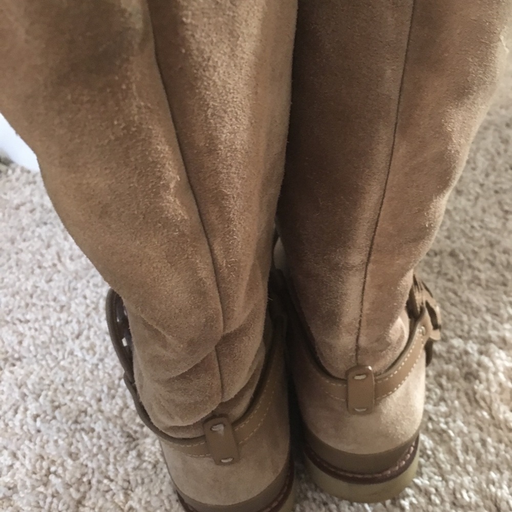 Tory Burch Dana Shearling suede boots